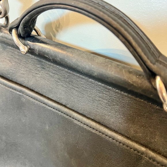 Vintage Black & Silver Nickel COACH Willis Bag 9927 - Picture 16 of 16